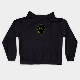 Smile Melt - Lime Green Kids Hoodie